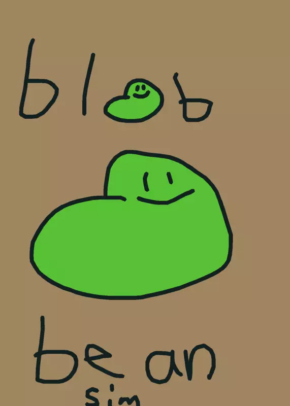 Blob bean simulator by @flaming_bandit