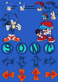 BOYFRIEND AND SONIC FNF!!
