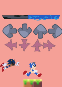 Sonic FNF test No music Just sonic