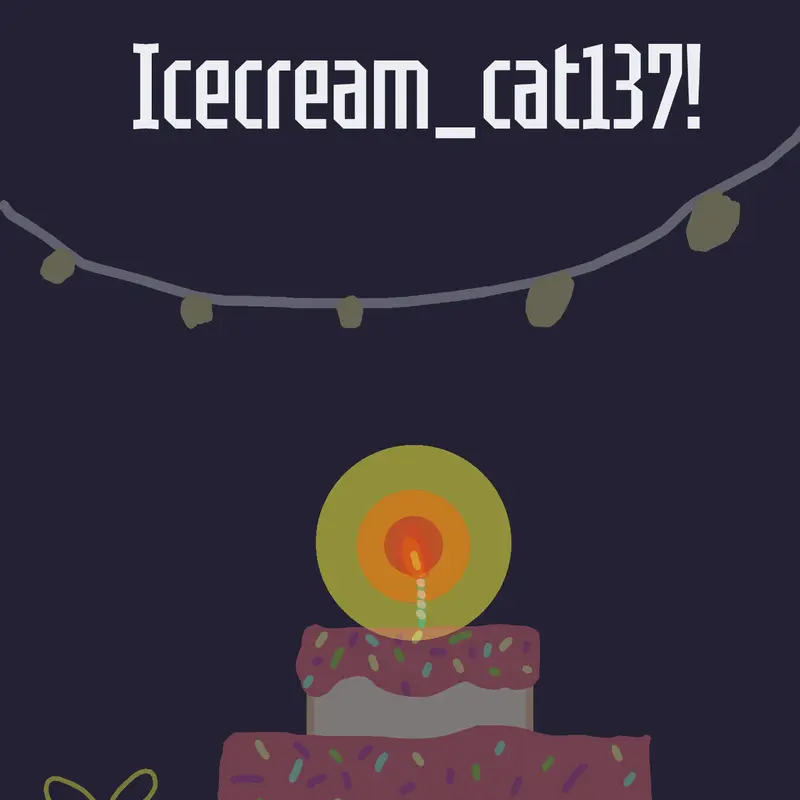 Happy birthday Icecream_cat137!! by @fin-0fficials
