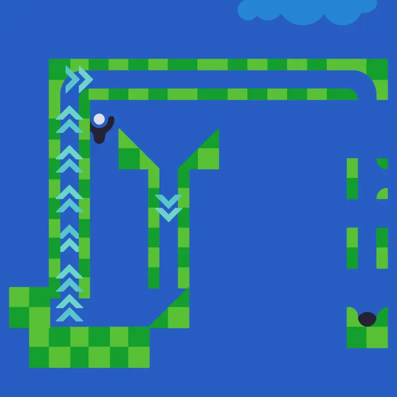 The imposible golf by @Elianstars