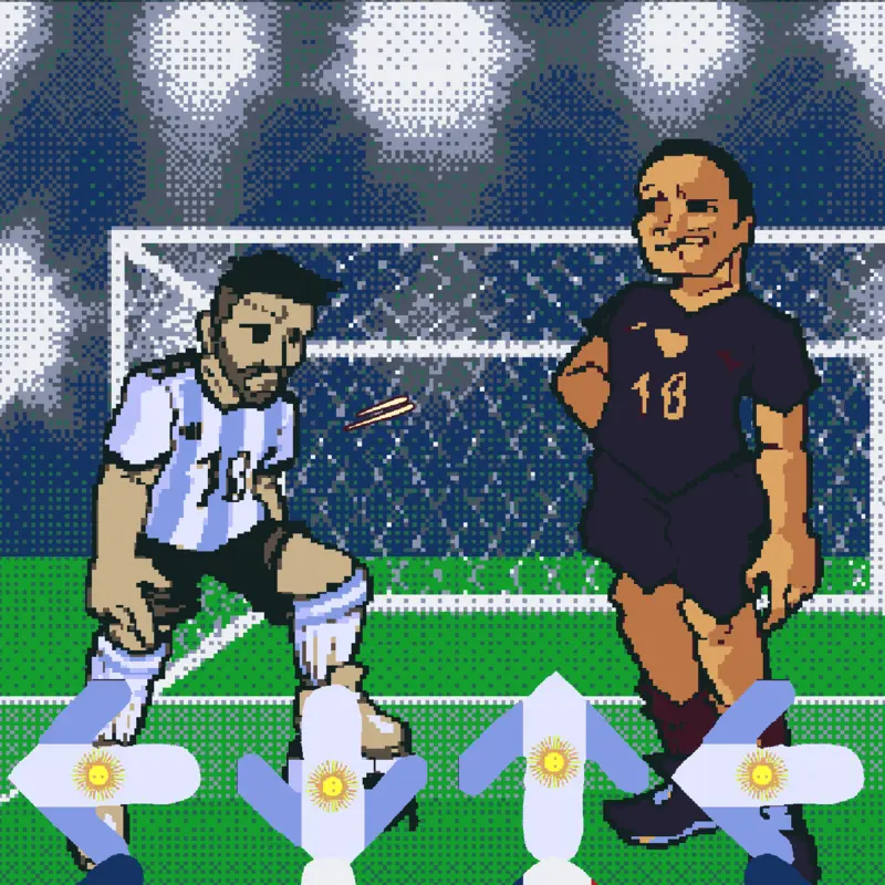 MESSI VS MBAPPE FNF by @-BoliviaBallOficial-