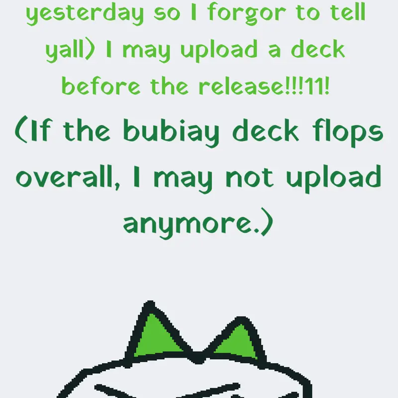 Announcement by @Pluv