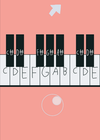 My first piano game