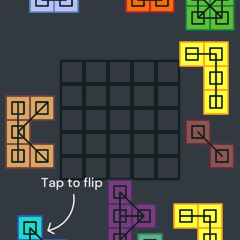 Tetris puzzle by @minesweeperblueflag