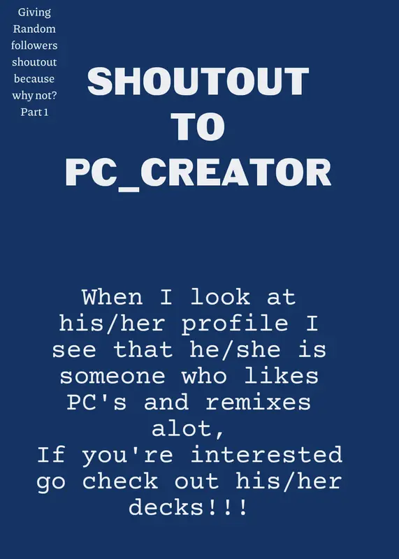 Soutput random followers part 1!! by @slay_shrek