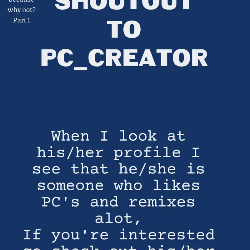 Soutput random followers part 1!! by @slay_shrek