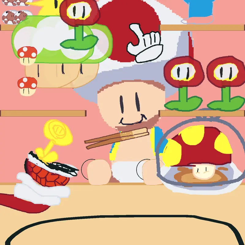 Toad eat this !!!!! by @jotosy
