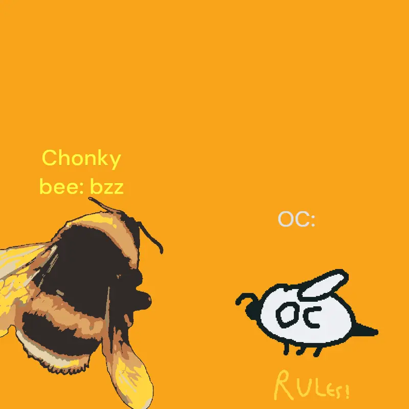 Qna with chonky bee! by @gillygames