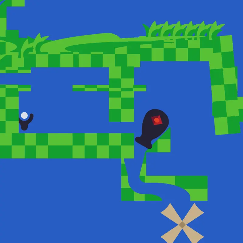 Hell’s golf by @xretro