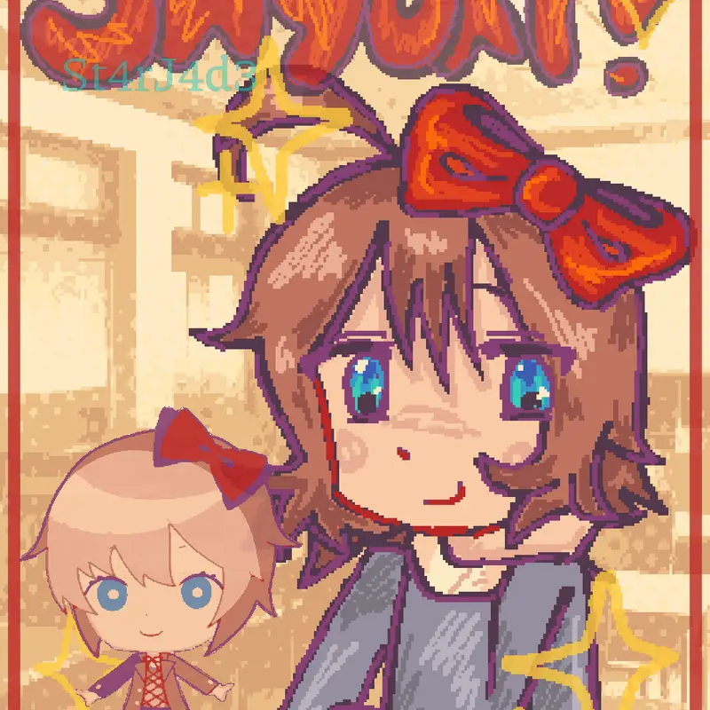 Sayori Doki Doki Literature Club by @St4rJ4d3