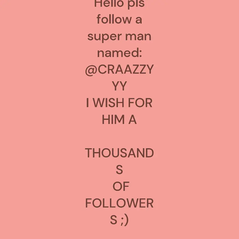 Follow him @CRAAZZYYY by @MrGoldyMan