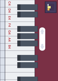 An unfinished keyboard deck