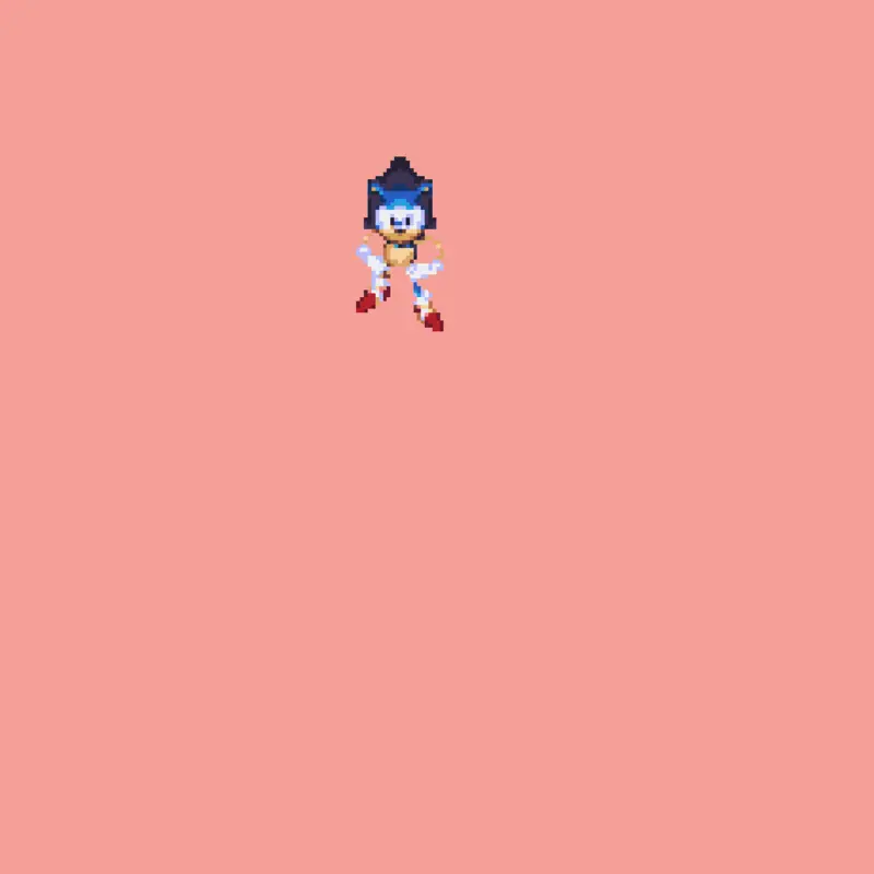 sonic 3d blast sprites by @c00lestk1ddintown