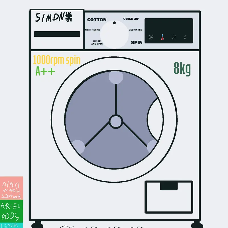 Simon washing machine #washingmachine by @CapyPastaTheFan