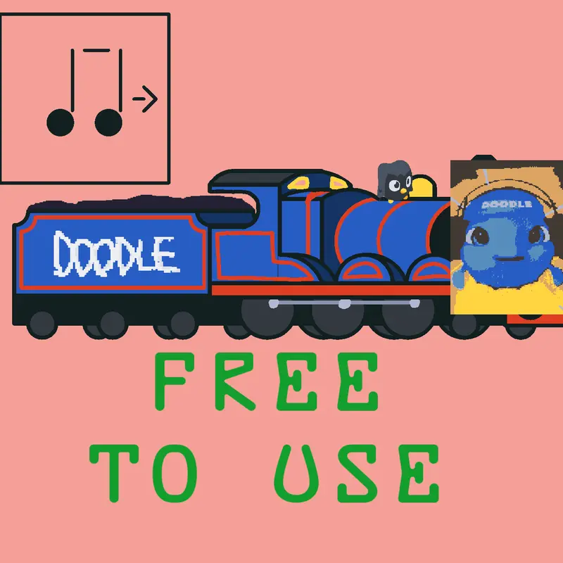Doodle train by @amtrakfanUwU256