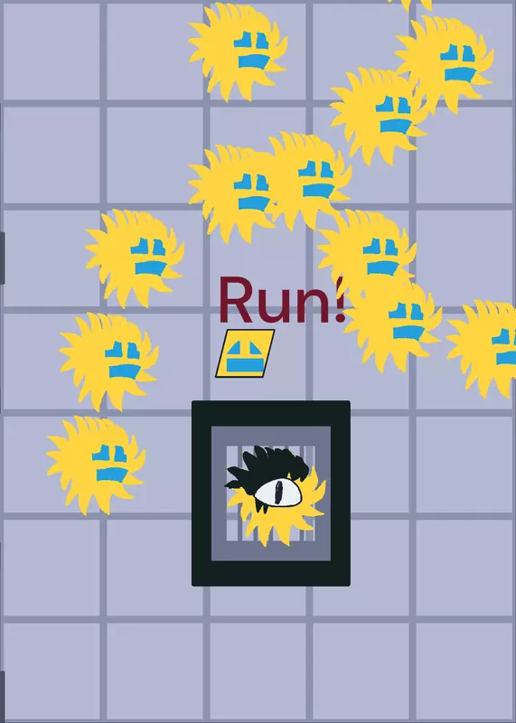 Escape from weirdcore faced icon by @noobpepol