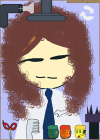 Hair cut simulator