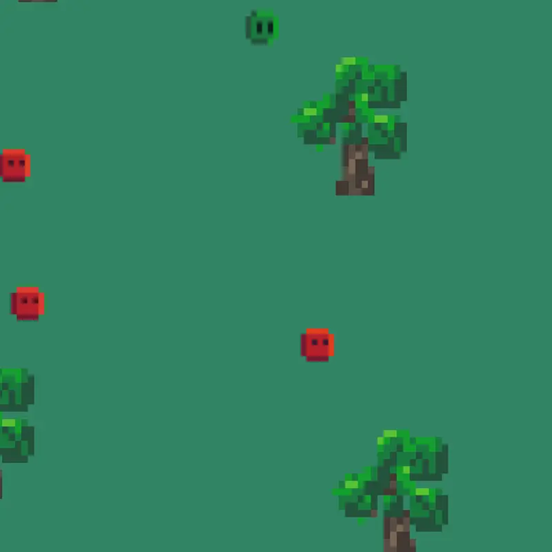 Forest & enemies. by @KALI6builder