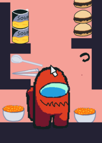 Feed red impostor