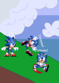My sonic da hedgehog game deck