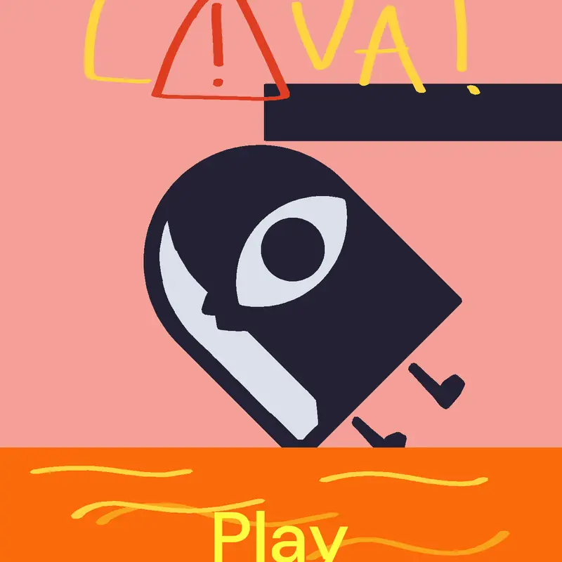 The floor is lava. by @kid_duck