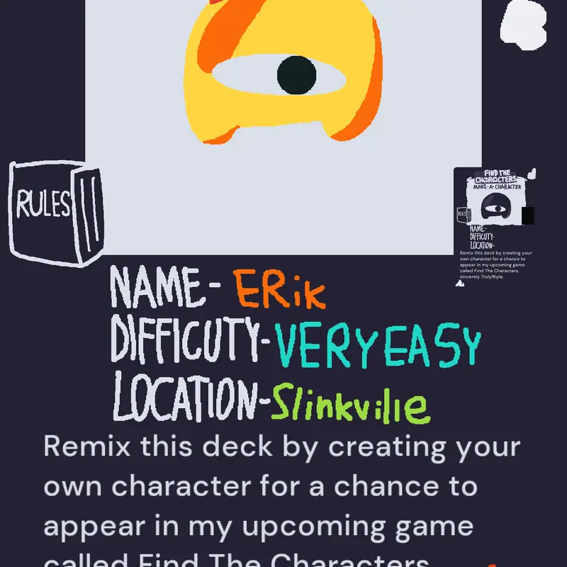 Game by @TwoTimeFan2