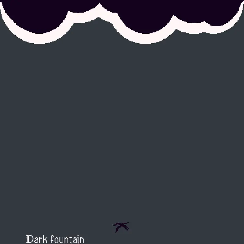 Deltarune dark fountain test by @Goobalicious