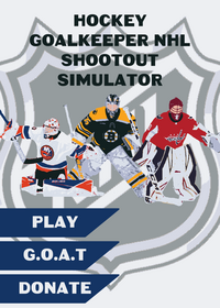 Hockey goalkeeper nhl shootout simulator