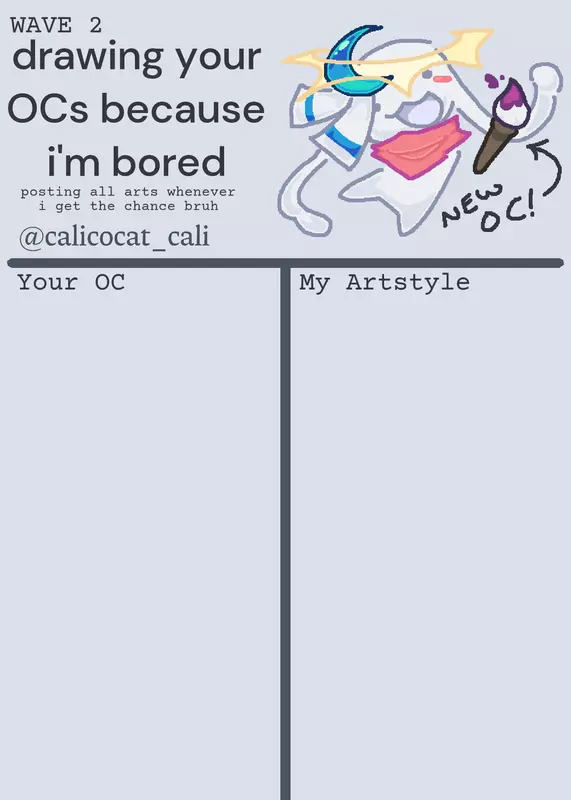 free comms by @calicocat_cali