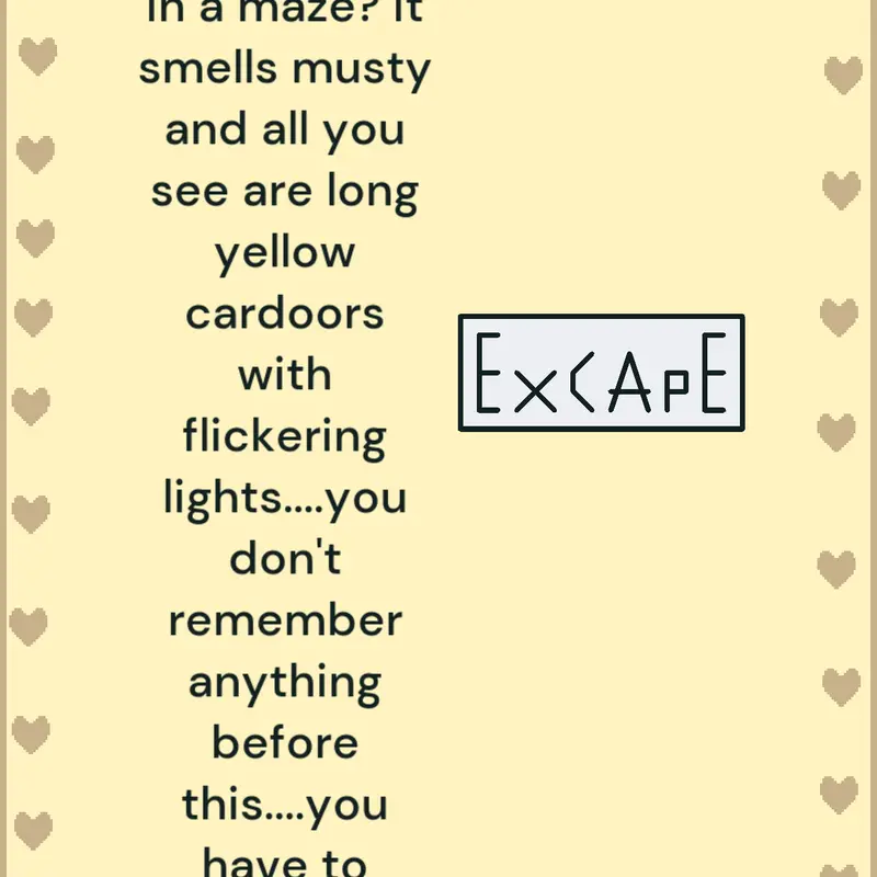 Backrooms escape by @Annalaya