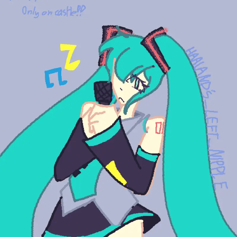 Miku by @Haalands_left_nipple