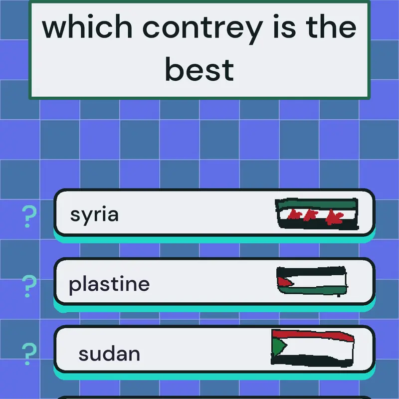 Welp don't forget your choice by @Syria_2026