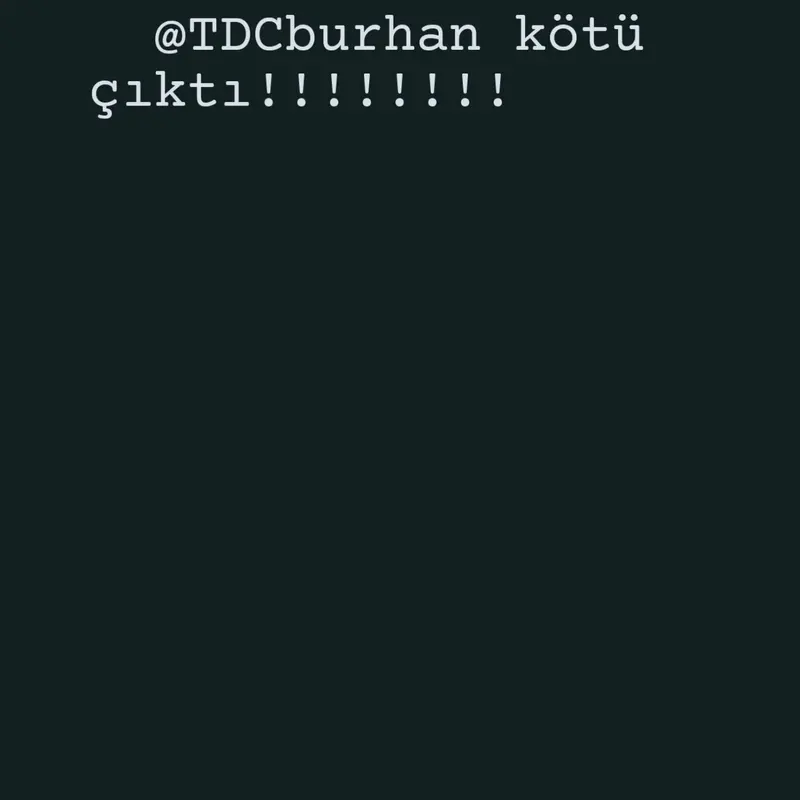 @TDCburhan hakkında by @DEkistudios