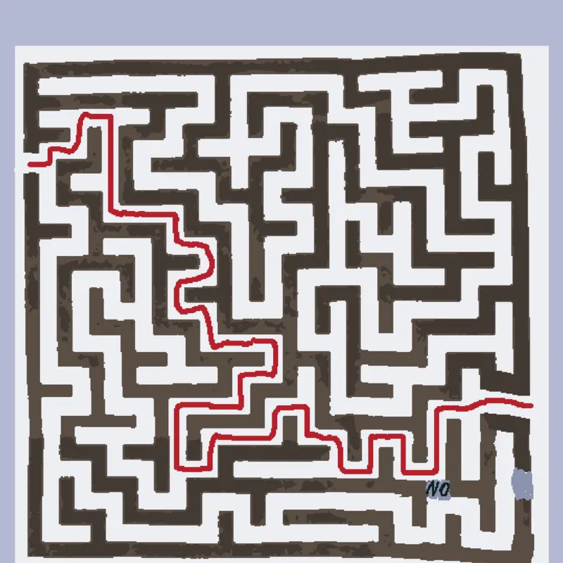 Maze lol by @the_random_castler