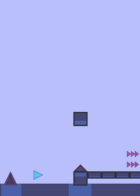 Cube dash but whit Chasm palette