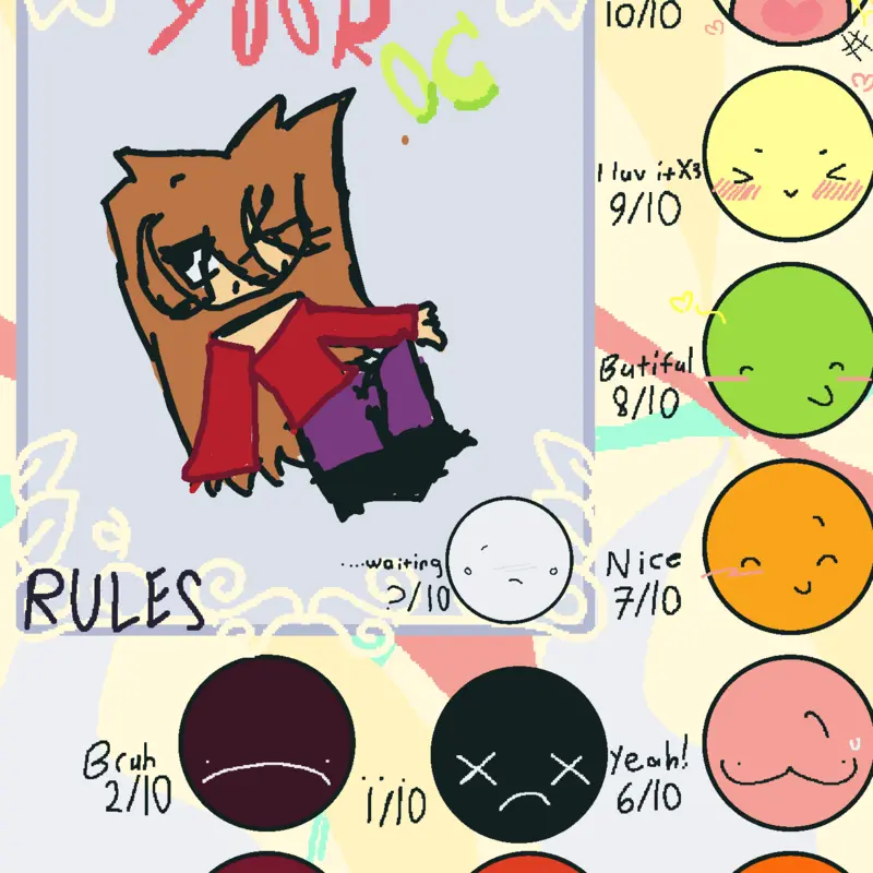 I hate my art style by @NEZUKOCHAN43