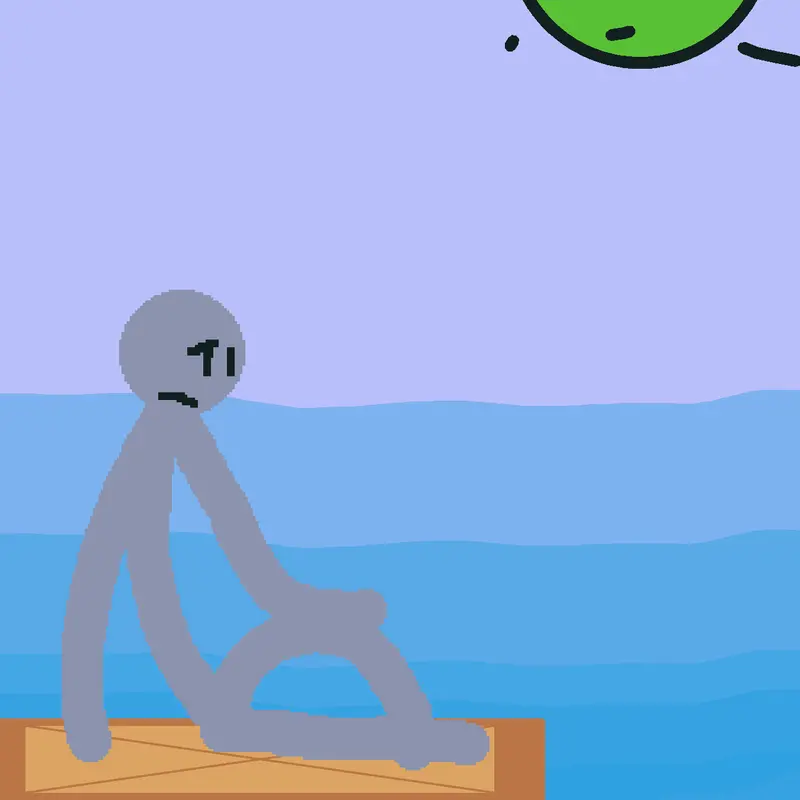 ABall n Grey Guy by @a_REDACTED_creator