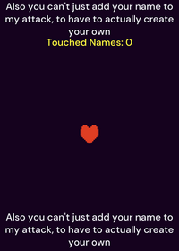 Make sure to add your name to the text that...
