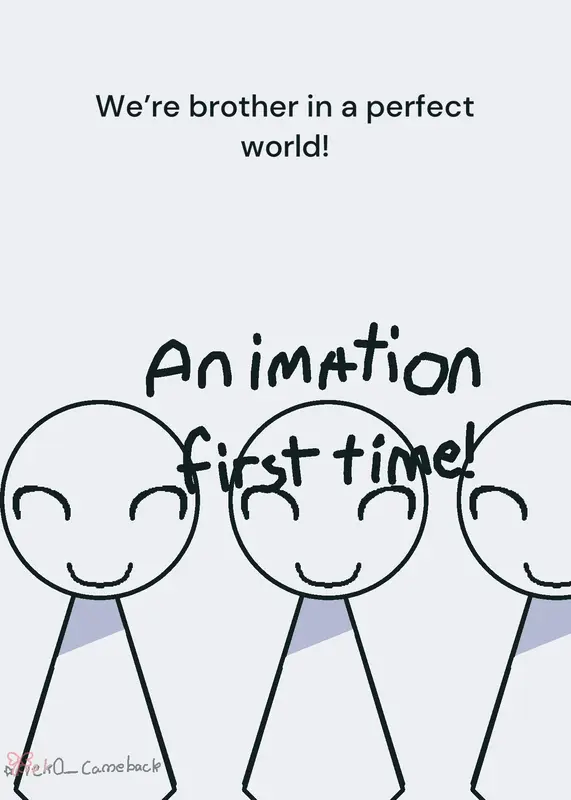 We are all brothers in a perfect world by @peashooter_official
