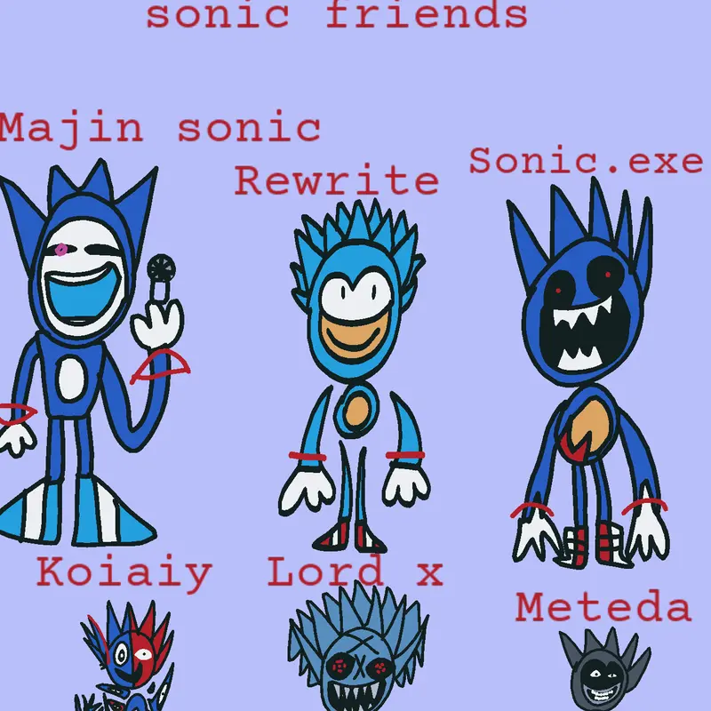 Sonic by @rewrite_wruguashi_SONIC