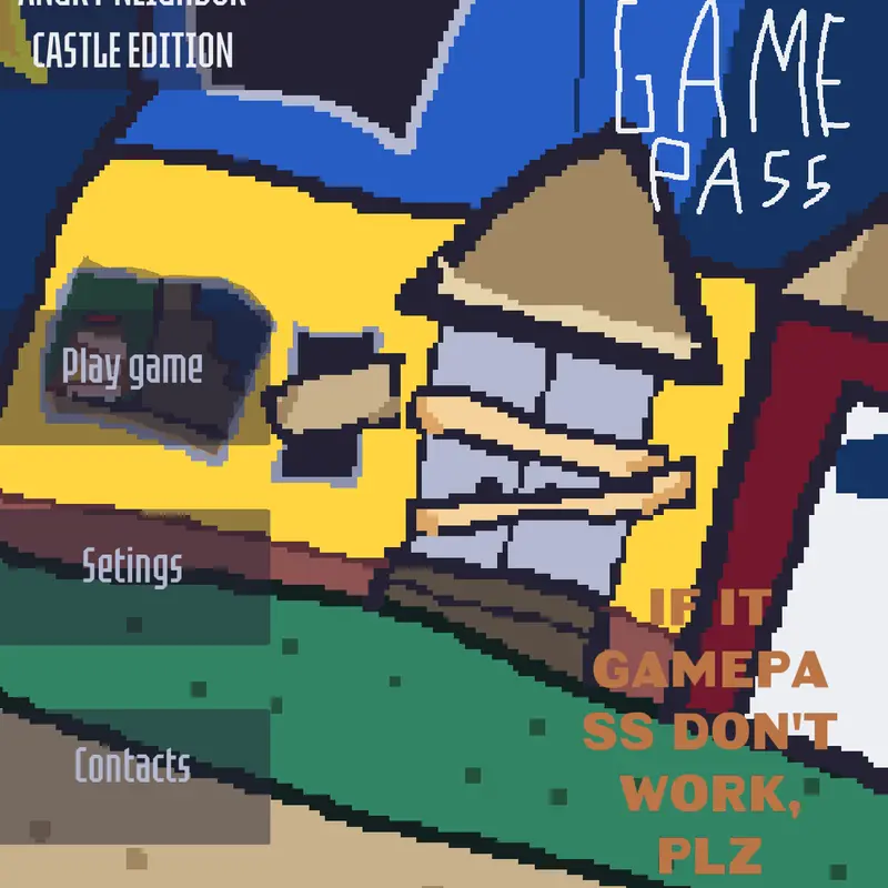 Angry neighbor but in castle by @mars_productions