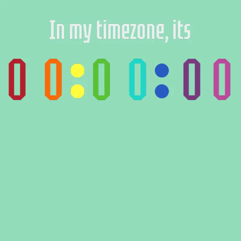 My current time right now by @NukeBeam_From_Orbital