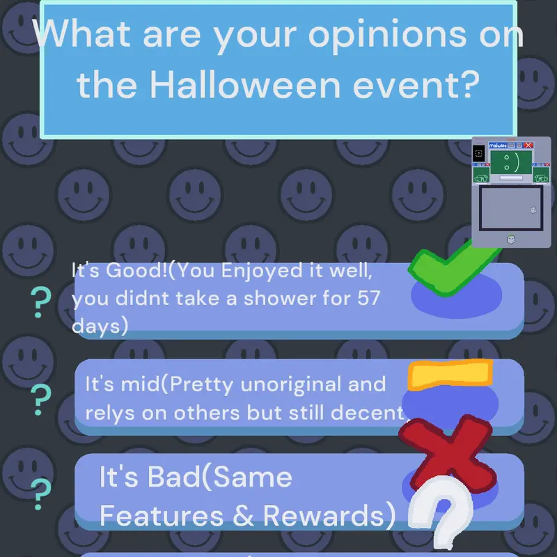 Event Experince Poll Kit by @NOTRLLYTHATGYY