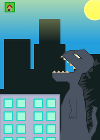 Alimenta a godzilla