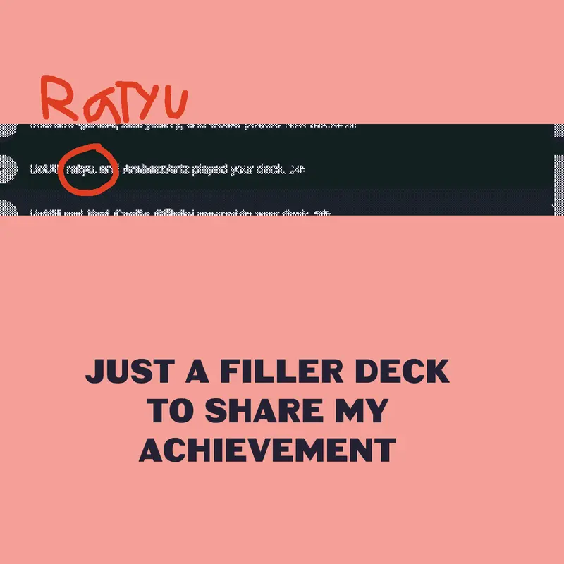 Ratyu played my deck by @dat_paperguy