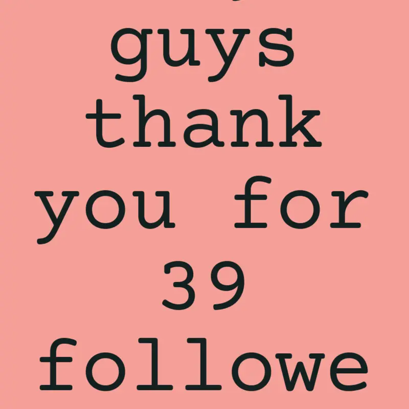 Thank you for 39 followers guys! by @EuSouCamera
