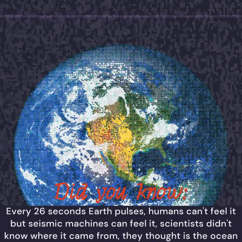 Space fact - earth hearbeat by @GPT_home_entertainment