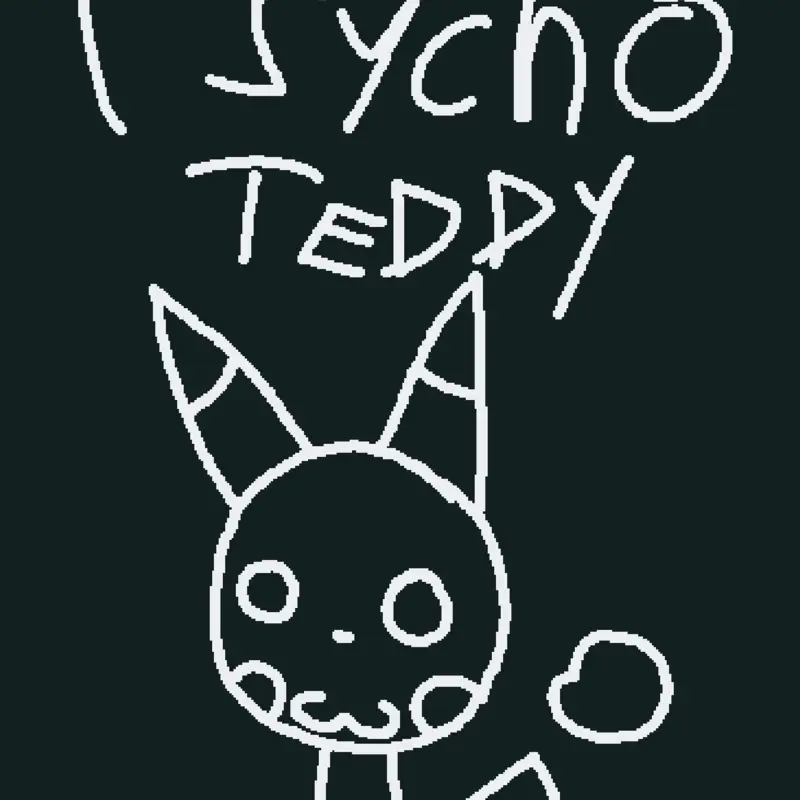 Psycho Teddy by @happy_ghast_official
