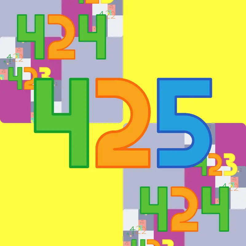 Number 425 by @Glitch_711